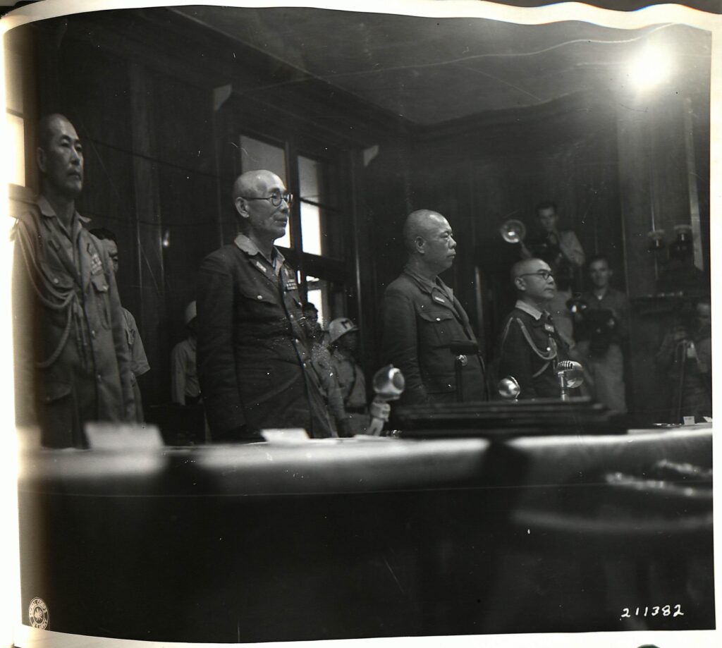 Japanese military officers in command of Baguio City were on trial for their war crimes. 